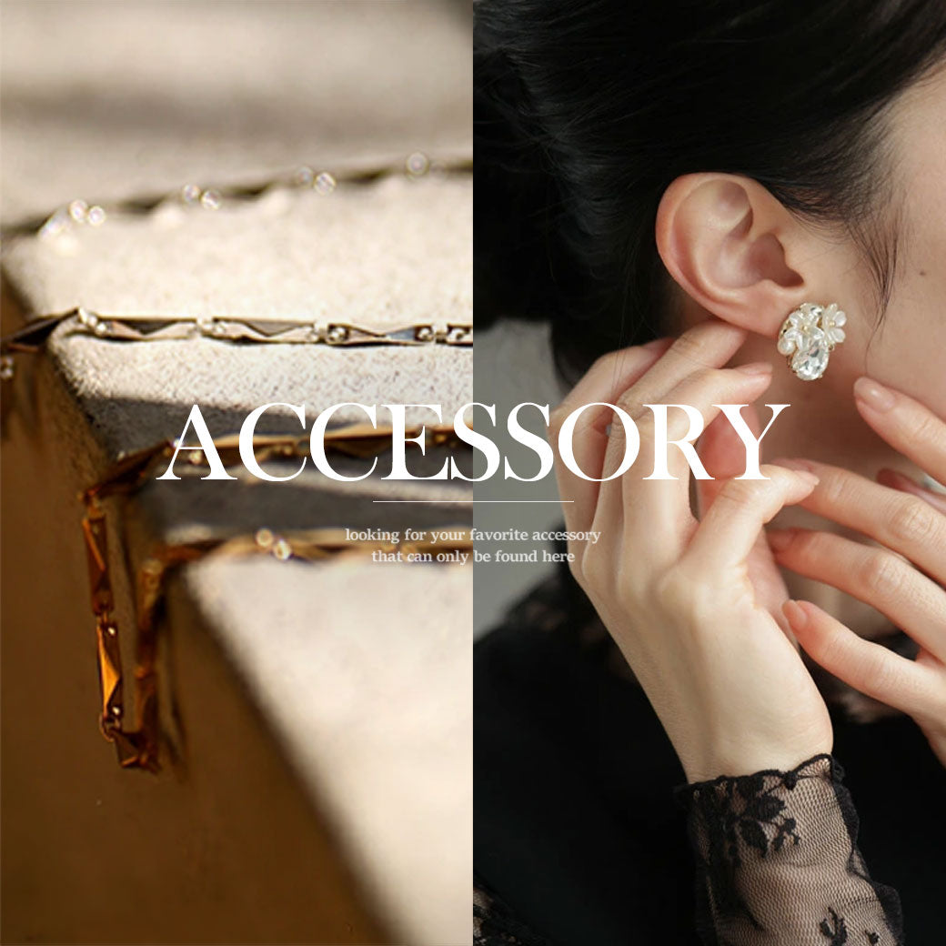 ヴィンテージボタン♡ホワイトのダブルフラワーピアス／イヤリング 