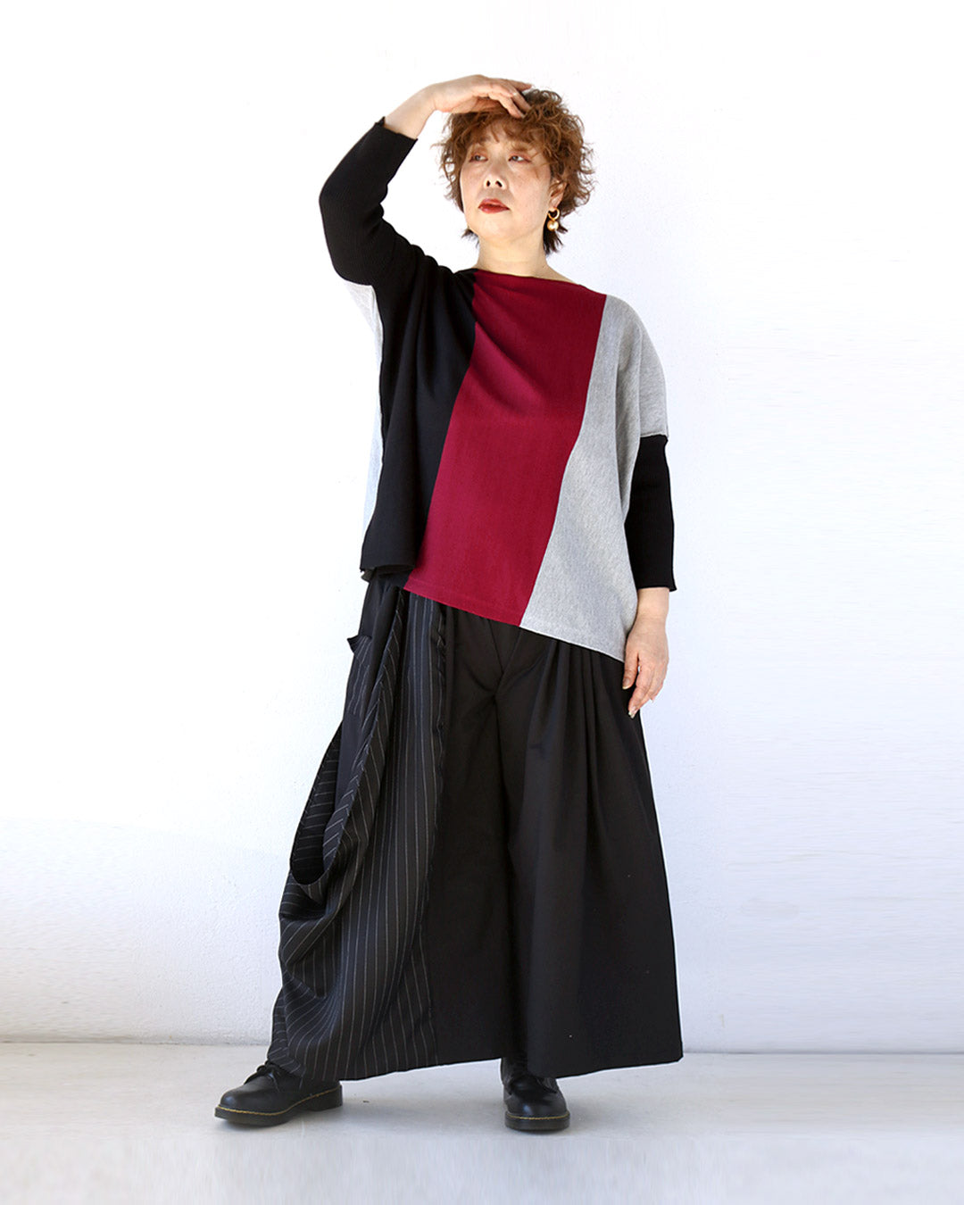 カラーアイテムでさりげなく楽しむ♪鬼かっこいいイベントコーデ👹