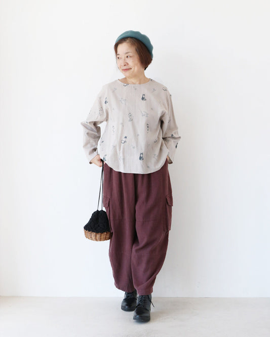 ネコ好きさんの秋のほっこりコーデ