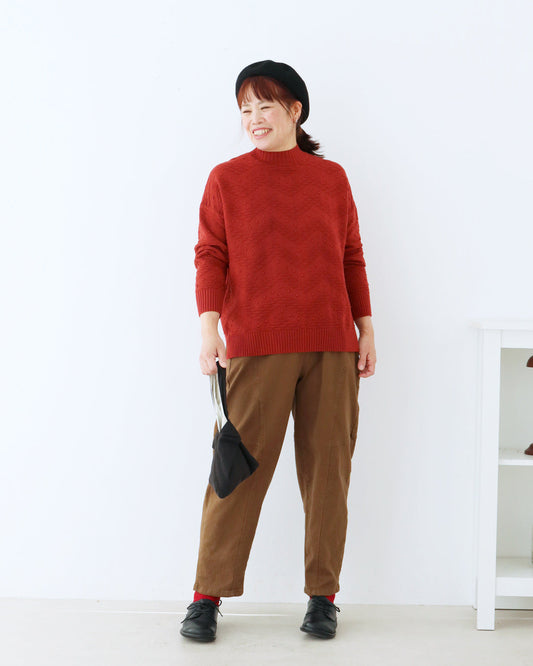 温かみのある冬コーデ