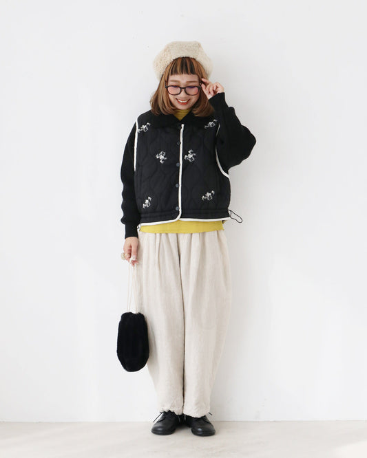 冬のおしゃれが楽しくなる、個性的なレイヤードコーデ