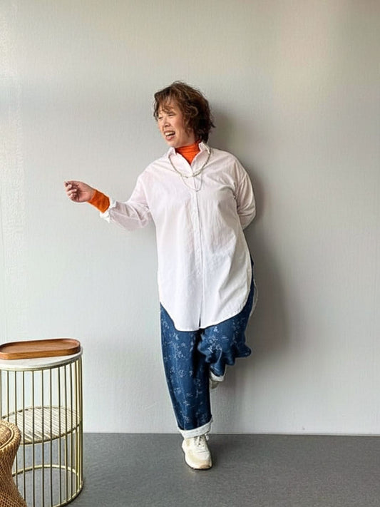 ハッピーオレンジの爽やかボタニカル・スタイル