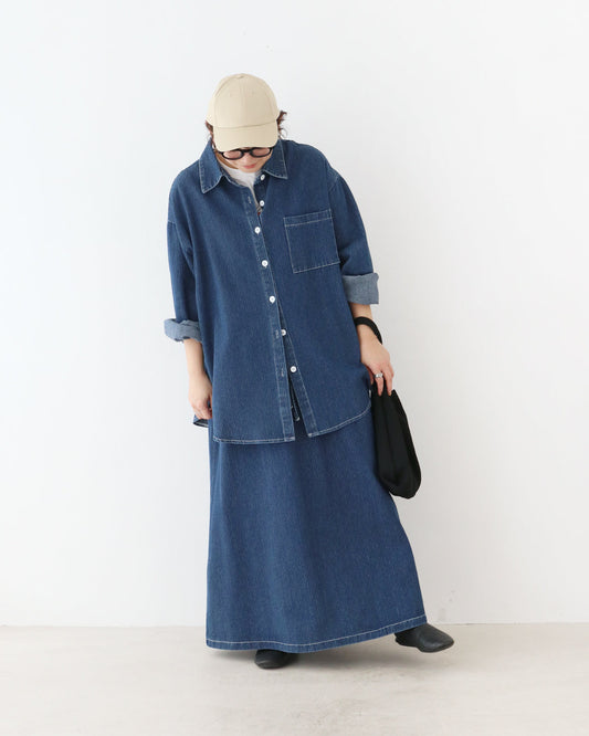 迷わず決まる大人のデニムセットアップ