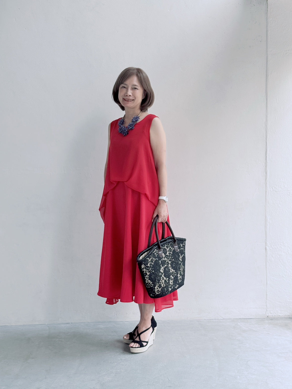 映えわんピ、軽やかに