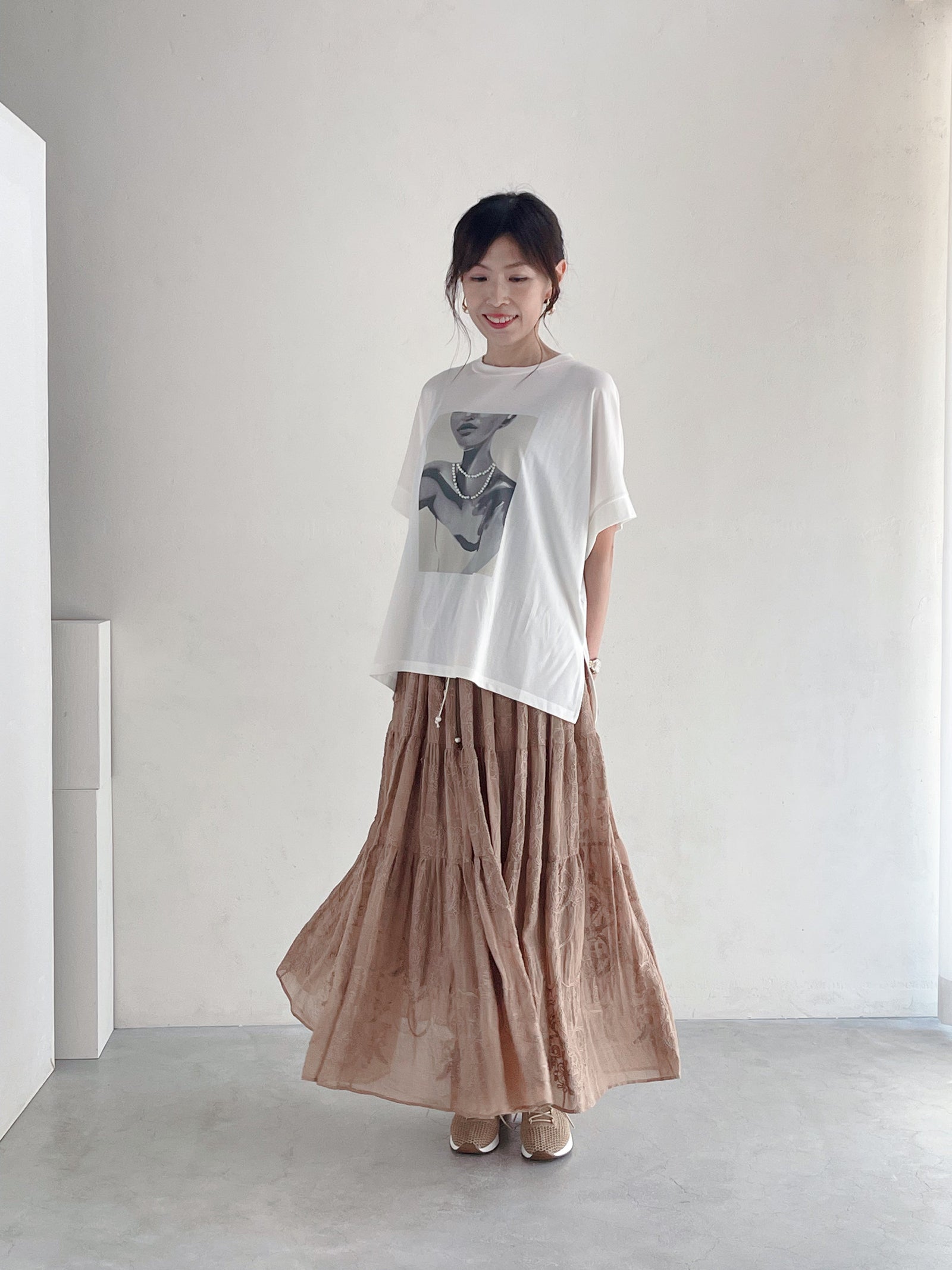 ゆるっと心地よく、大人の休日にちょうどいいコーデ