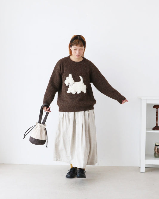 わんちゃんニットが主役♪