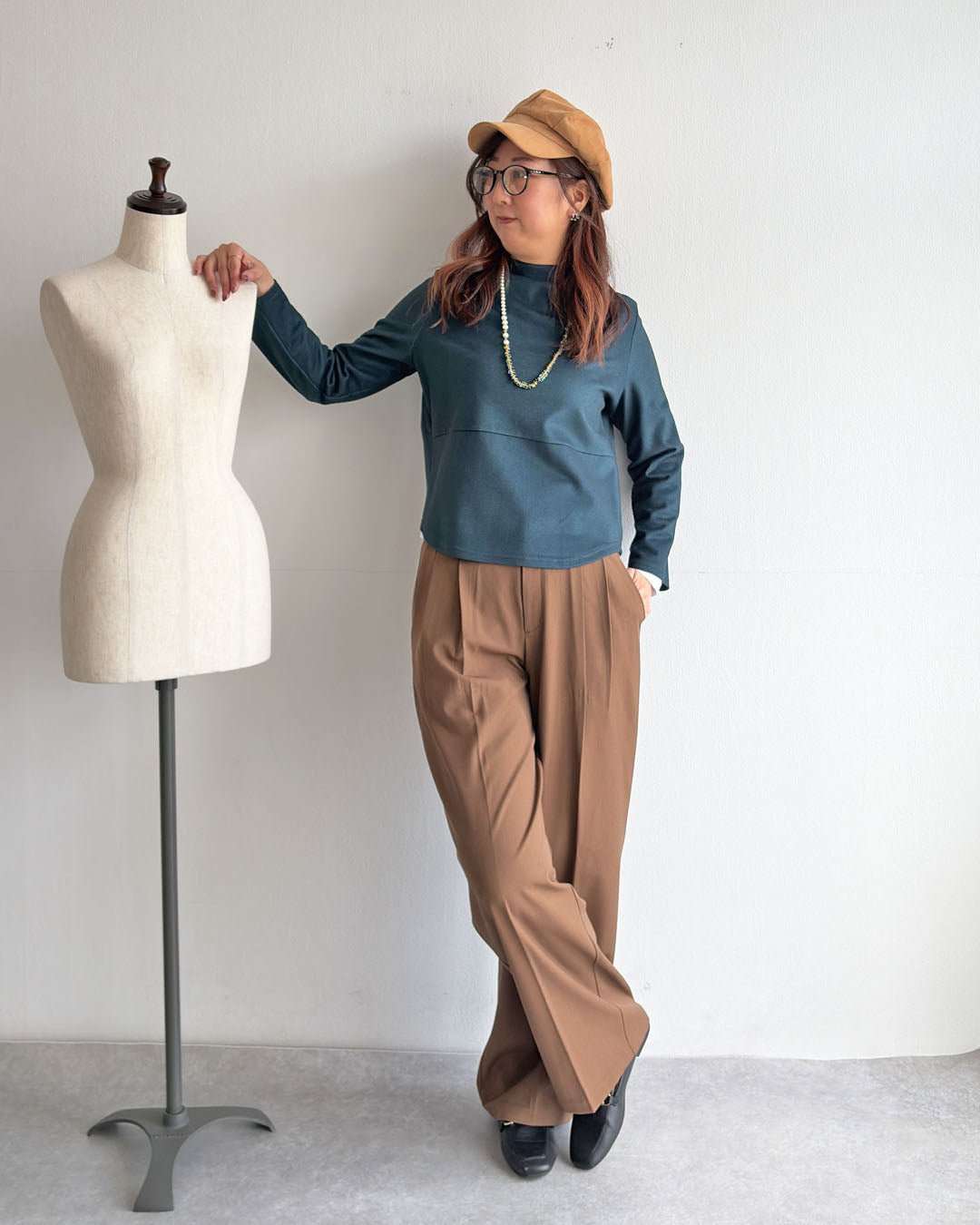 ベージュで柔らかに