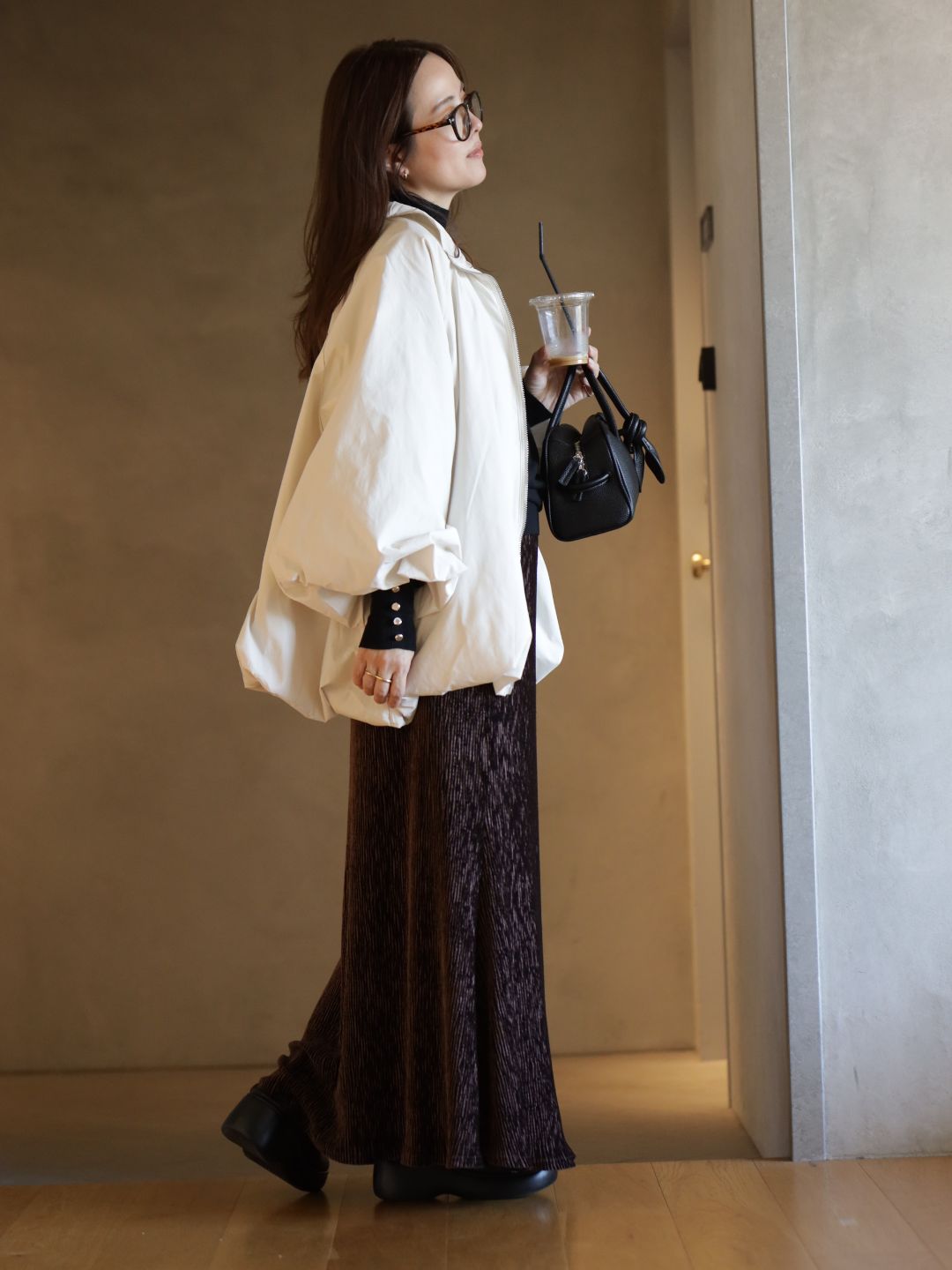 ナチュラルさとモード感の融合♪リラックススタイル。