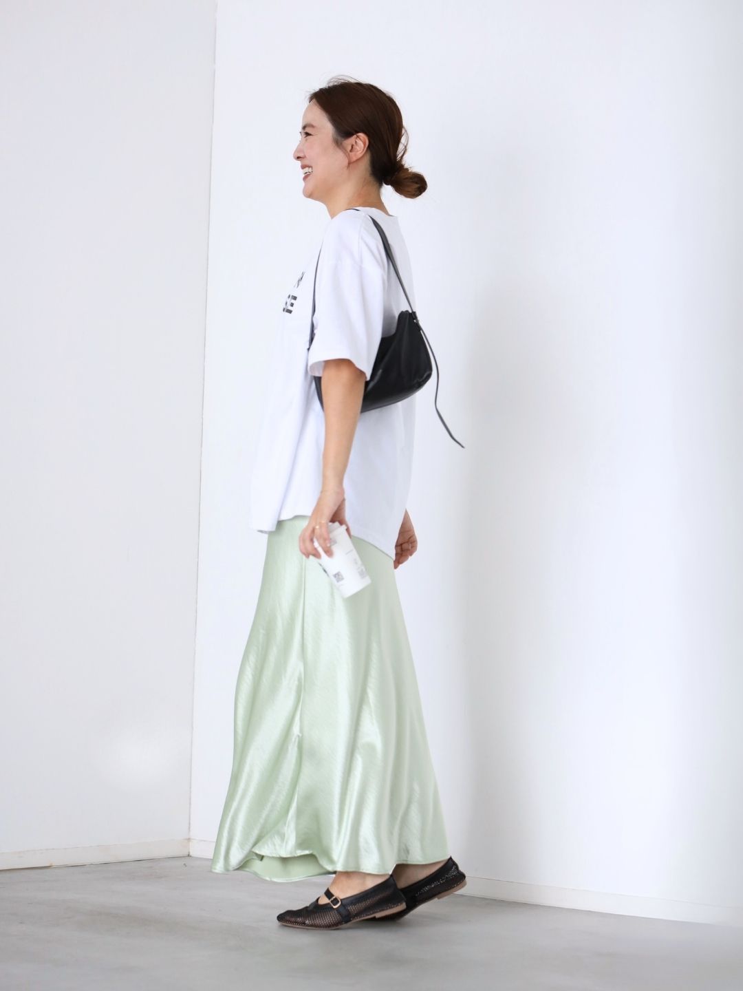 こなれ感でキレイ見え。大人カジュアルな休日コーデ