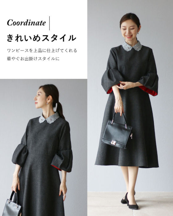 original いつもにプラスして華パールビジューつけ襟