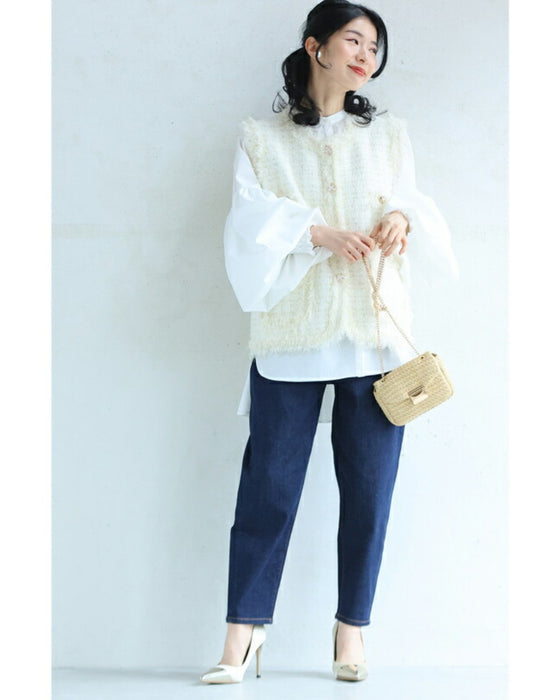 The ultimate cute item. 10-year stretch denim pants