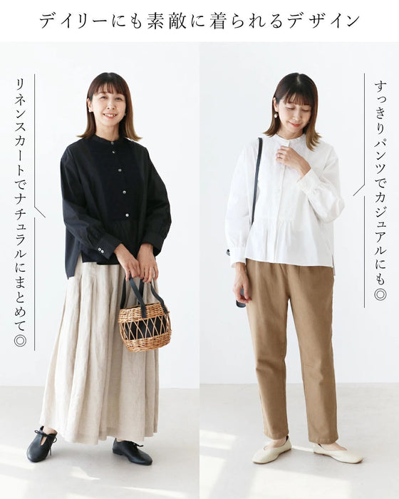大事な日に装うブラウス シャツ