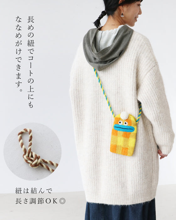 心まで温まる遊び心ポシェット