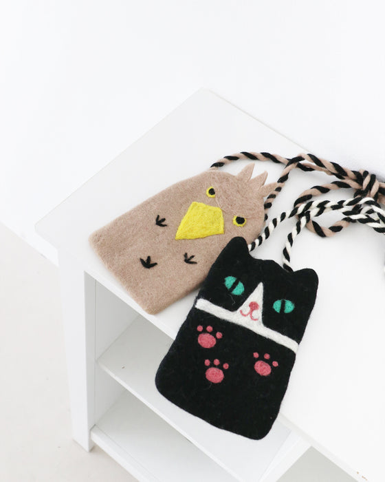 心まで温まる遊び心ポシェット