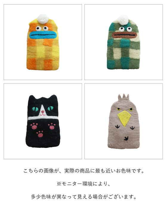 心まで温まる遊び心ポシェット