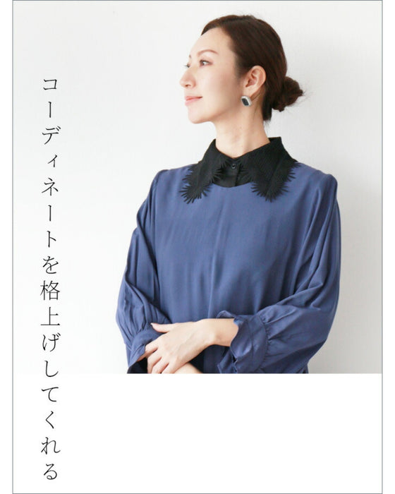 美しく魅せる華のつけ襟