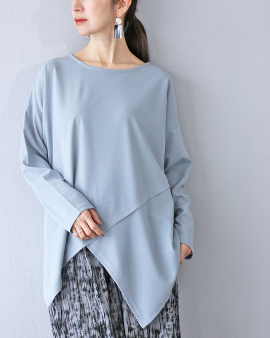 original 「普通Tシャツ」から抜け出せる脱マンネリ変形ロングTシャツ