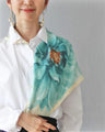 A scarf that adds a gorgeous touch to your outfit