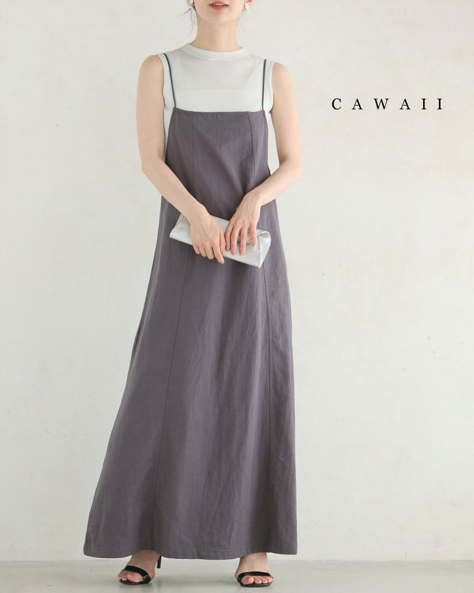 kumiさん専用ページ！acka 新品未使用ロングワンピース WEB・一部店舗限定】【ATELIER COLLECTION】コットンダブル