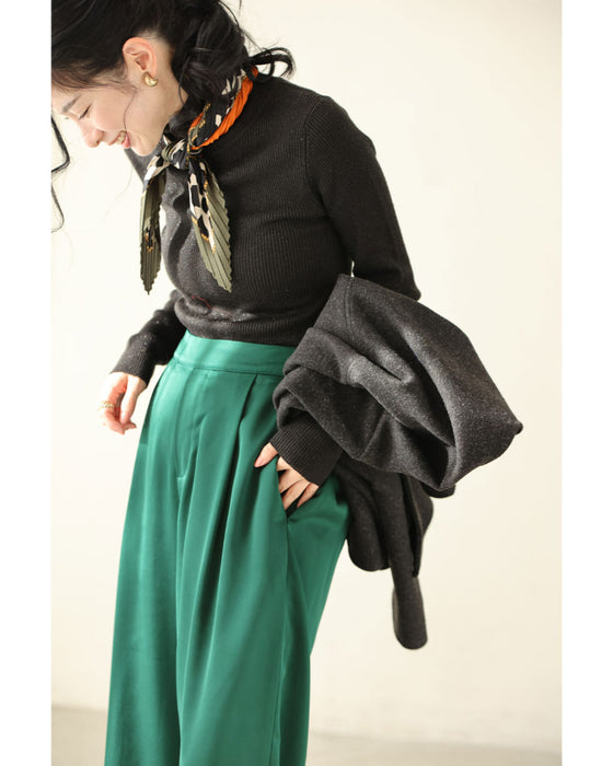 上質な肌触りのAラインシルエットライトコート