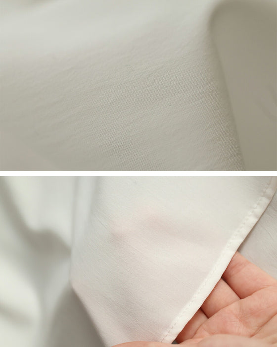 首・袖のきれいを守る 汚れ防止ブラウス