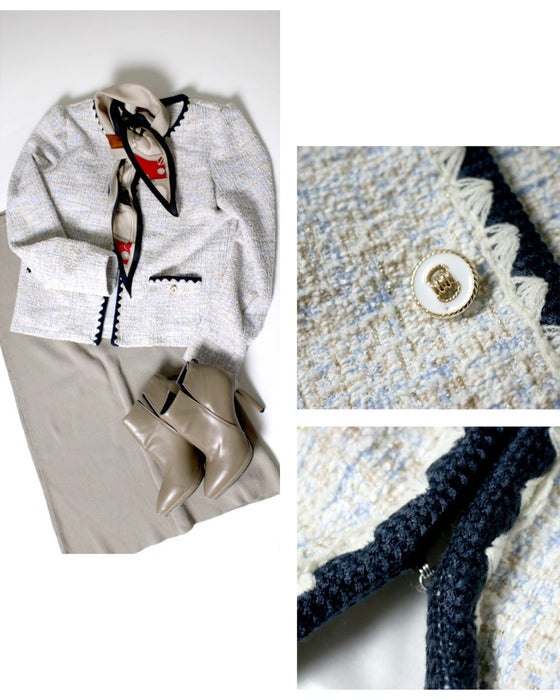 A must-have for formal occasions! Tweed jacket