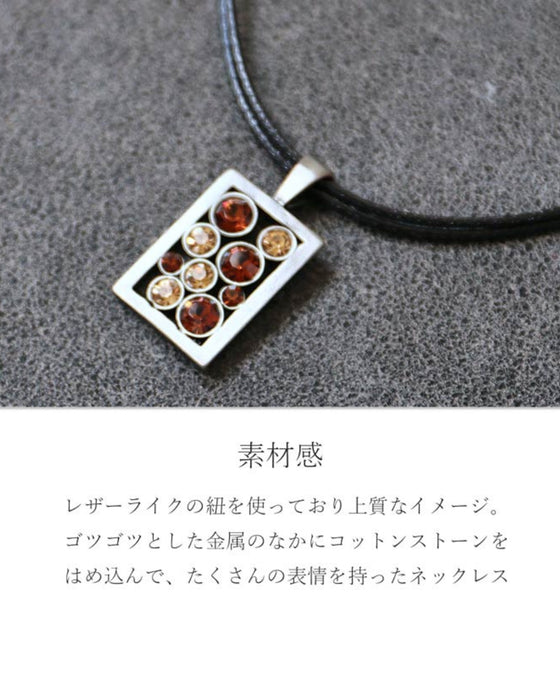 パフュームボトルのようなネックレス『レッド』
