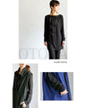 Versatile and versatile! Cuffed sleeve top