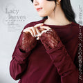 An OTONA original. The soft lace sleeves add a touch of adult sensuality.