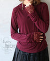 An OTONA original. The soft lace sleeves add a touch of adult sensuality.