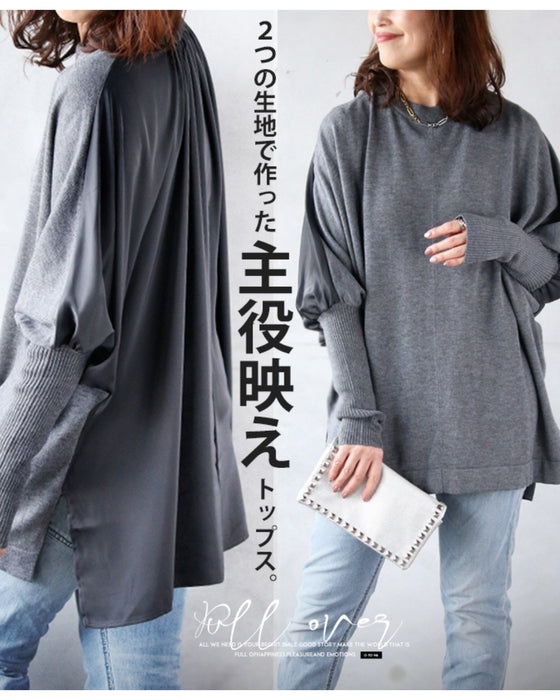 A stand-out top made from two fabrics