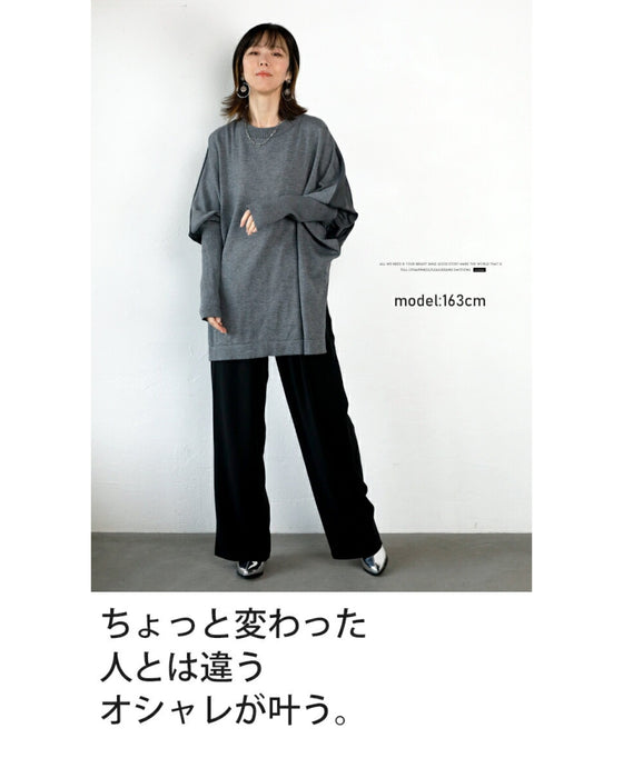 A stand-out top made from two fabrics