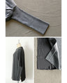A stand-out top made from two fabrics