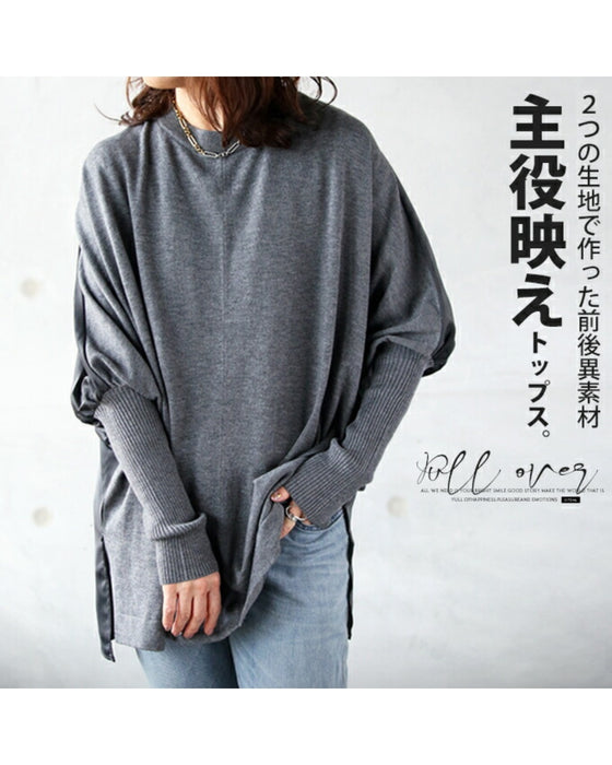 A stand-out top made from two fabrics