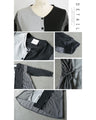 A complete cardigan made from different materials