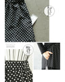 Loose-fitting monotone dot pants