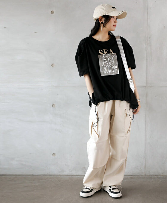 「シュッ」とあしなが ストレッチ カーゴパンツ