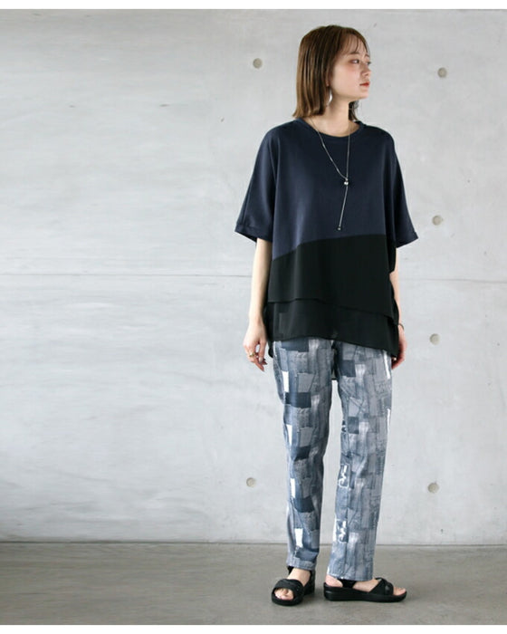 Denim print, highly stretchable leggings