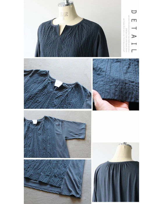 ユルッと、サラッと 着心地にハマる異素材Tシャツ