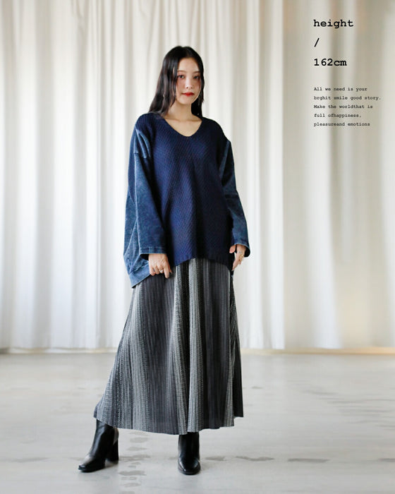 Cool look Adult pleated flare skirt