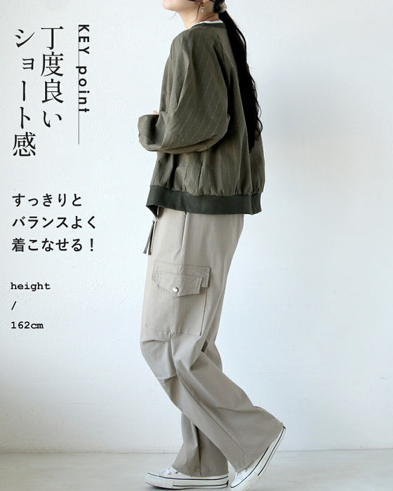 軽やかリネンでこなれる“ちょっと羽織りたい”ときの