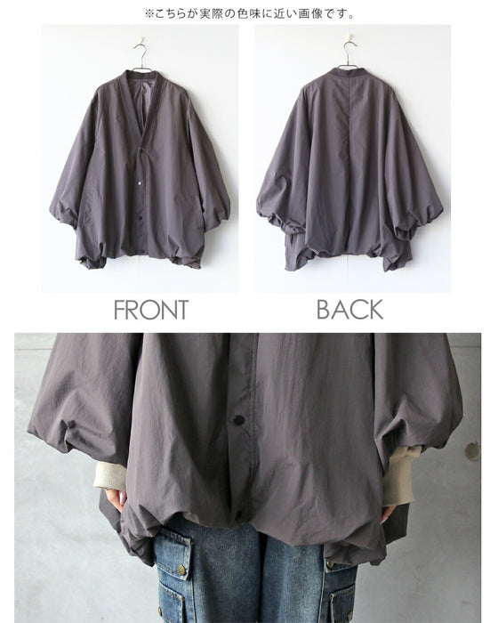 羽織るだけで“おしゃれ上級者”軽やか“バルーンアウター”