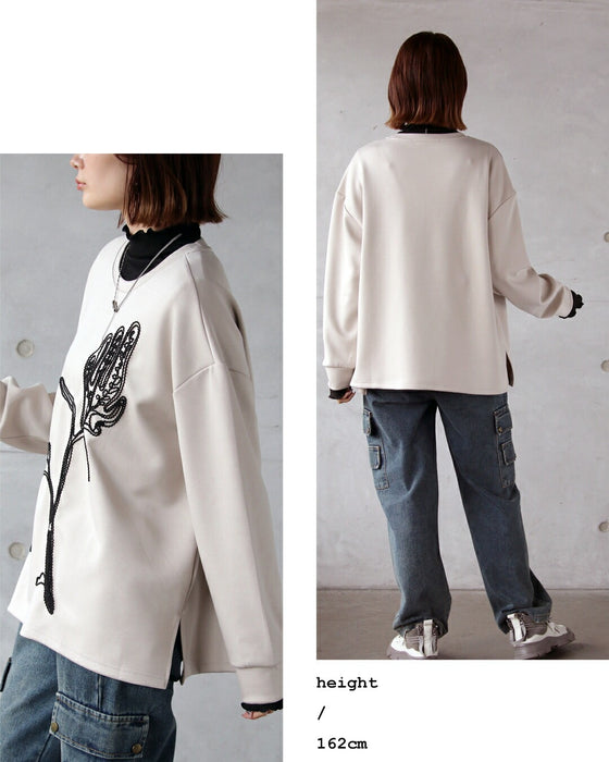 ゆるっと華やぐ、刺繍フラワー。大人のデザイントレーナー