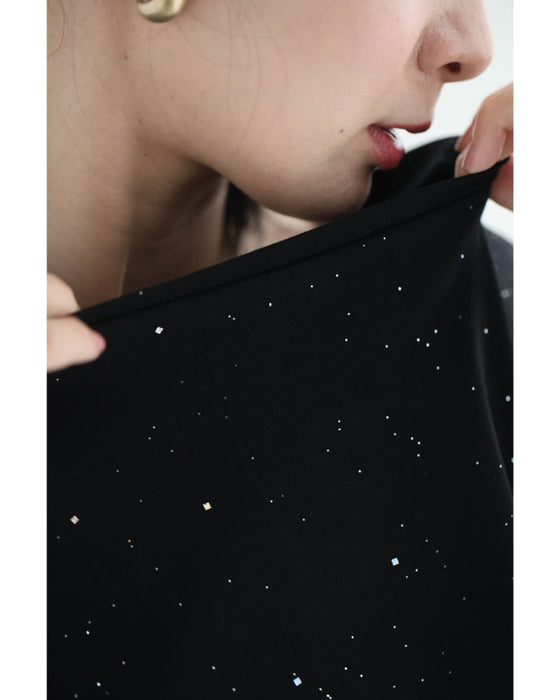 星瞬く夜空Tシャツとふんわりベールパンツ2点セット【set】