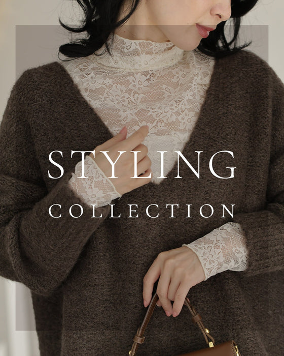 コーデに溶け込む CAWAIIオリジナル 伸びやかレースインナー