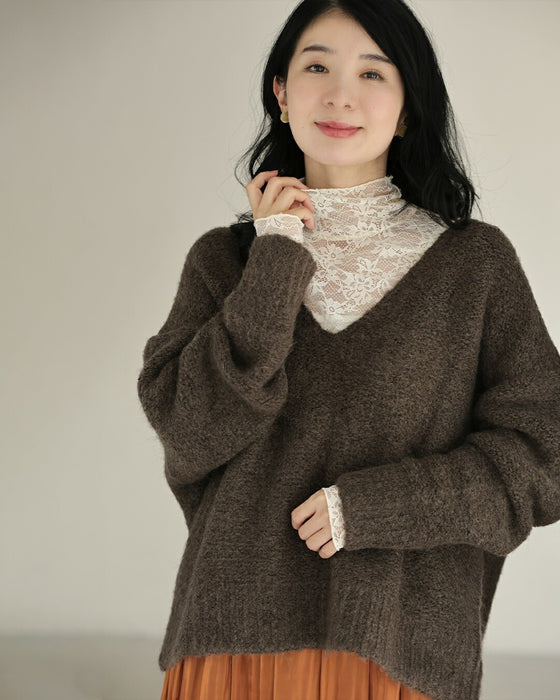 コーデに溶け込む CAWAIIオリジナル 伸びやかレースインナー