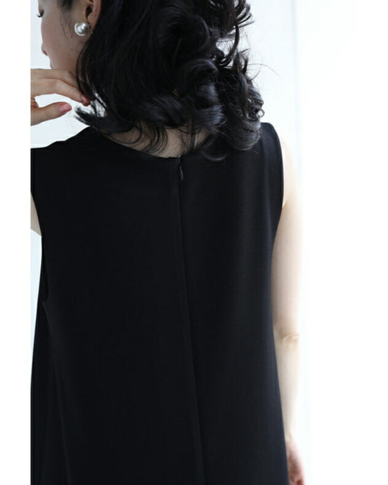 【コーデセット】セレモニーから普段まで 1日着ても疲れない 伸縮スーツ ジャケット ワンピース2点セット