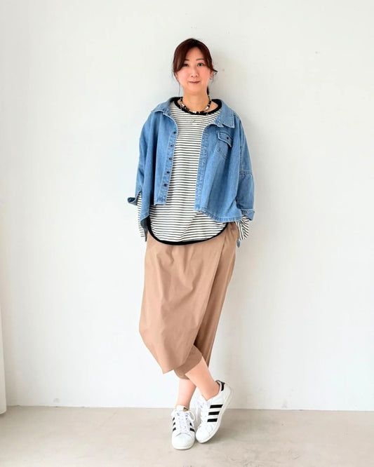 ラフだけど整う。大人のデニム合わせ