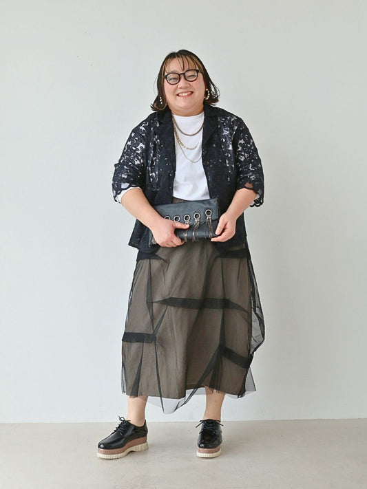 レース×シアーでつくる、個性派セレモニー