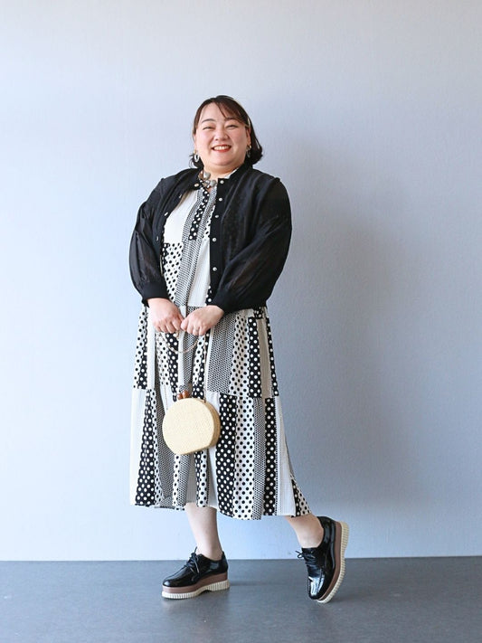 ドットが彩るレトロモダンスタイル